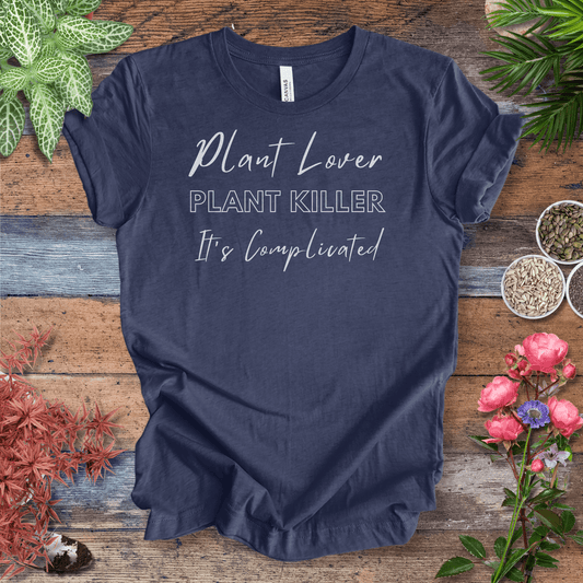 Printify T-Shirt Plant Lover, Plant Killer, It’s Complicated | Eco-Friendly Tee