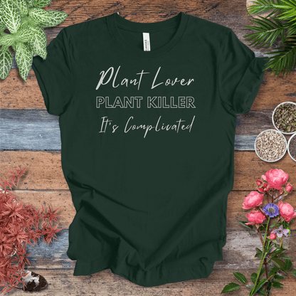 Printify T-Shirt Plant Lover, Plant Killer, It’s Complicated | Eco-Friendly Tee