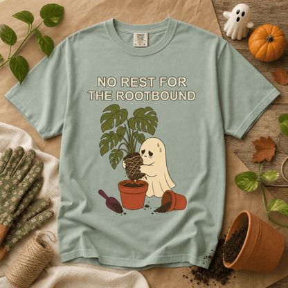 Botanical Vibes T-Shirt Rootbound Ghost Halloween Shirt - Funny Plant Tee