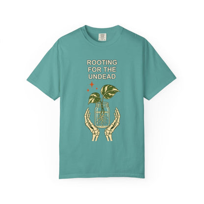 Botanical Vibes T-Shirt Seafoam / S Skeleton Propagation Shirt - Halloween Plant Tee