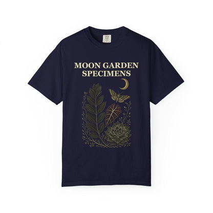 Botanical Vibes T-Shirt True Navy / S Gothic Herbarium Halloween Shirt - Plant Witch Tee
