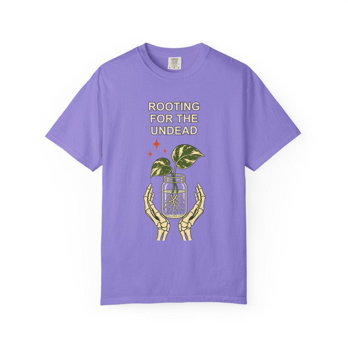 Botanical Vibes T-Shirt Violet / M Skeleton Propagation Shirt - Halloween Plant Tee
