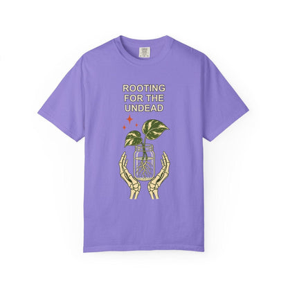 Botanical Vibes T-Shirt Violet / M Skeleton Propagation Shirt - Halloween Plant Tee