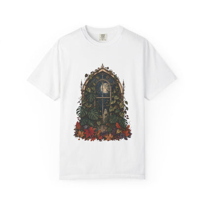 Botanical Vibes T-Shirt White / M Ghostly Greenhouse T-Shirt - Haunted Botanical Art