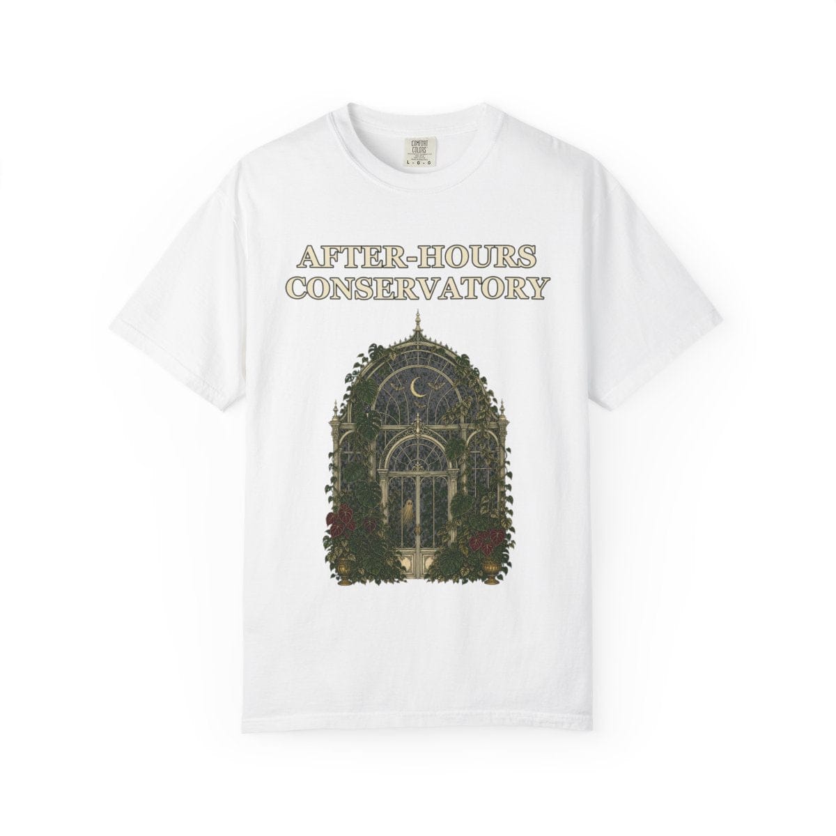 Botanical Vibes T-Shirt White / M Gothic Greenhouse Halloween Shirt - Botanical Tee