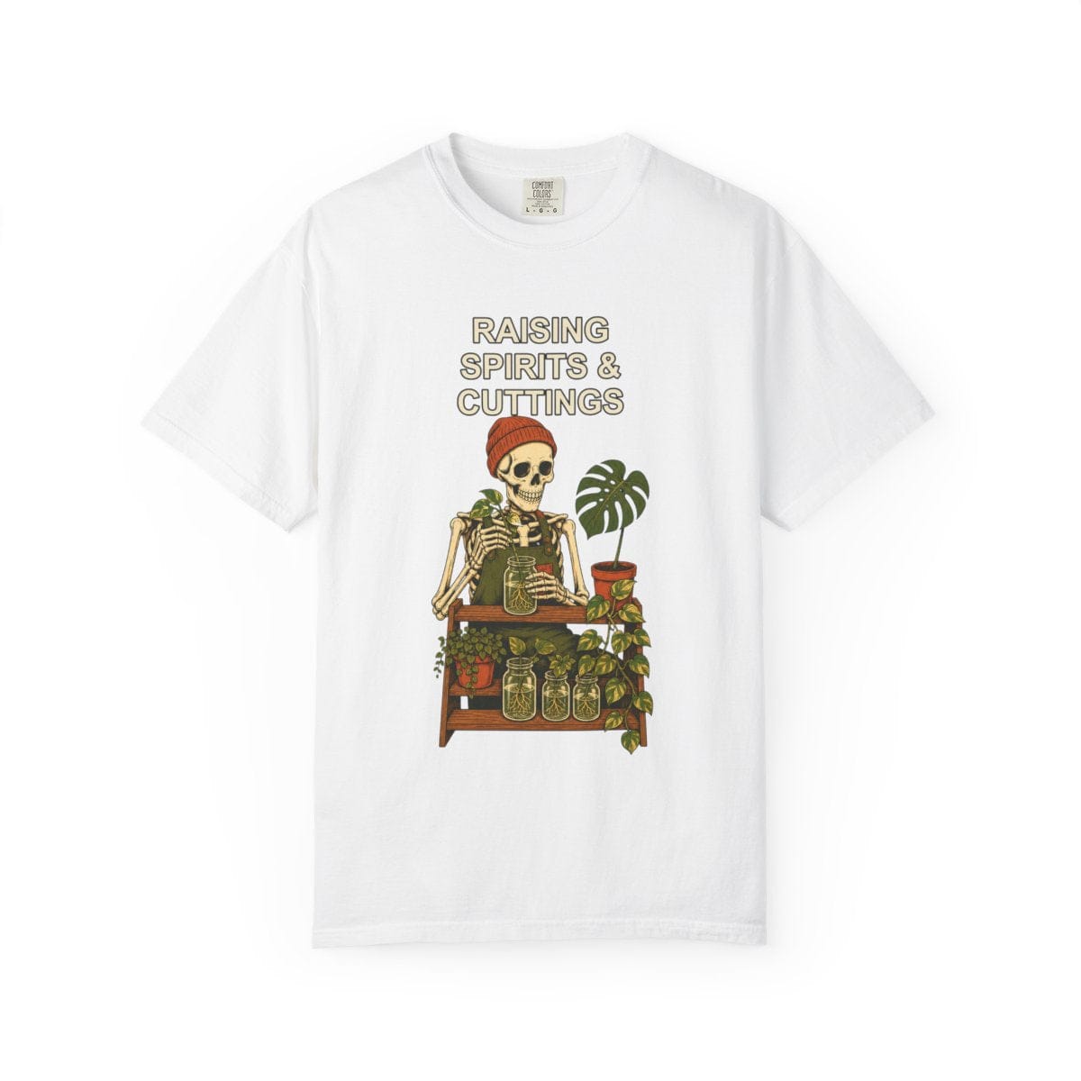 Botanical Vibes T-Shirt White / M Skeleton Propagation Halloween Shirt - Plant Lover Tee