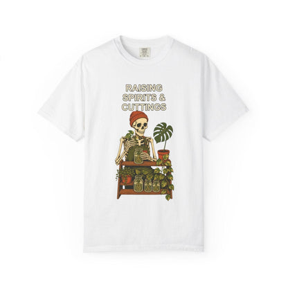Botanical Vibes T-Shirt White / M Skeleton Propagation Halloween Shirt - Plant Lover Tee