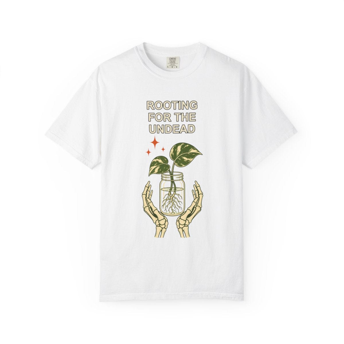 Botanical Vibes T-Shirt White / M Skeleton Propagation Shirt - Halloween Plant Tee