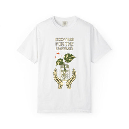 Botanical Vibes T-Shirt White / M Skeleton Propagation Shirt - Halloween Plant Tee