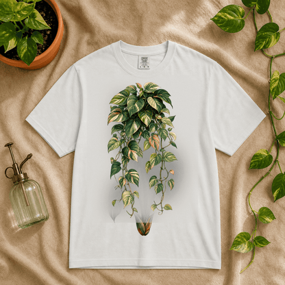 Printify T-Shirt White / M Variegated Pothos Graphic T-Shirt - Plant Lover Gift